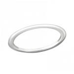 Flippy Inel pentru Dama, Jolie, Inel din Argint 925, Tip Verigheta, Marimea 46, 14 mm, Argintiu (teo-122375)