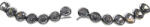 Flippy Cercei Argint 925 Model pe Lob cu Pietre, 2.16 g (teo-116672)