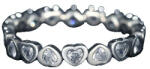 Flippy Inel Argint 925 Circular Inimi cu Pietre M53 (teo-116781)