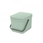 Brabantia Sort&Go 6L szelektív gyűjtésre alkalmas szemetes, Jade Green (211768)