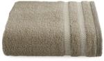 Eurofirany Riki csíkos pamut törölköző Világosbarna 50x90 cm (HS429734)
