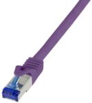 LogiLink Patch kábel Ultraflex, Cat. 6A, S/FTP, lila, 2 m (C6A059S)