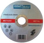 Kraft&Dele Fémvágó korong, Kraft& Dele KD1942, 115 x 6.0 x 22.23 mm