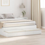 vidaXL Éjjeli Asztalok Fehér MDF 140 x 36.5 x 16.5 cm Éjjeli Asztal (VD866947)