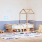 vidaXL tömör fenyőfa kanapéágy tetővel 80 x 200 cm (VD3282188)