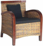 vidaXL kézzel font rattan karosszék (VD242025)