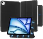  Tablettok iPad Air 7 2025, M3, 13 Col - Tech-Protect Magnetic Fekete Smart Case Ceruza Tartóval, Mágneses Rögzítéssel