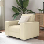vidaXL Krém színű fotel 59 cm szövet (VD4105214)