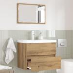 vidaXL Комплект мебели за баня 2 бр. Дъб 57 x 37 x 45 см (875433)