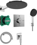 Hansgrohe Raindance Alive S zuhany készlet beépített termosztáttal trópusi zuhany opcióval króm 24630000