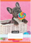 Nebulo Nebulo: Tűzött francia bulldog mintás kockás füzet 27-32 A/5 (NR-2-CM-A5-20250306) - jatekshop