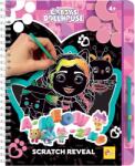 Lisciani Casa de păpuși Gabi set creativ de scratch art A-meow-zing 44 pagini - Lisciani (12976L)
