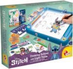Lisciani Set de școală de desen Disney Stitch cu tablă de desen iluminată - Lisciani (107582)