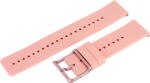 Műanyag okosóra szíj, gyorskioldós, rózsaszín színű, normál hossz, 22 mm (9343-9)