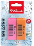 Optima Radír OPTIMA neon 2db/bliszter (100025) - robbitairodaszer