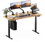 StableDesk Birou reglabil electric StableDesk Plus 2 (Model 2025), 2 motoare, Ridica 100 kg, Controler cu Butoane, Aplicatie Smart pentru Telefon, Ergonomic, 3 F (SD-113-NE-R-LR-180x75)