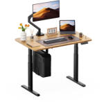 StableDesk Birou reglabil electric StableDesk Plus 2 (Model 2025), 2 motoare, Ridica 100 kg, Controler cu Butoane, Aplicatie Smart pentru Telefon, Ergonomic, 3 F (SD-113-NE-R-LR-120x75)