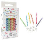 Javoli Colorful Happy Birthday tortagyertya, gyertya szett 20 db-os (PNN95327)