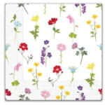 Javoli Virág Flowers Field szalvéta 20 db-os, 33x33 cm FSC (PNN90981)