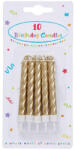 Javoli Happy Birthday Gold tortagyertya, gyertya szett 10 db-os (PNN89173)