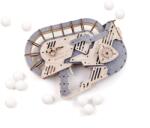 EWA Puzzle 3D, Pistol de Ping-Pong, EWA, Lemn, 153 Piese