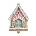 Clayre & Eef Suport ciorapi Craciun polirasina multicolora 13x10x18 cm (6PR4264)