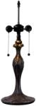 Clayre & Eef Baza lampadar din fier maro Ø 17 cm x 55 h (5LL-9319)