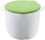 Flippy Recipient pentru Preparat Branza, Flippy, Capac de Silicon, Cheese Maker din Plastic, Strecuratoare, 17x14.5x12.8 cm, Alb (teo-126558)