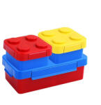 Flippy Set caserole pentru pranz interactive, Flippy, cuburi de construit, plastic, multicolor (teo-124283)