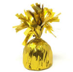 Flippy Greutate pentru Baloane cu Heliu, Flippy, din Folie cu Franjuri, 170g, 13 x 5 x 3 cm, Auriu (teo-127332)