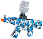 Flippy Mitraliera de jucarie electrica Flippy cu bile de hidrogen de gel, gun bluster, tragere in rafala, varsta peste 6 ani, sageti cu ventuze de spuma, amorizor, ochelari de protectie, 5000 de bile incluse