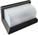 Flippy Aplica Solara De Exterior LED Flippy, 13.5 cm x 8 cm, 150 Lumeni 60 LED 18W, IP65, 3 trepte de lumina, Senzor de Lumina, FORMA ARC, Alb Rece (teo-124055)