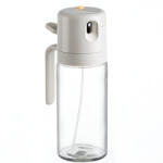 Flippy Dispenser pentru Ulei, Flippy, prin Curgere si Pulverizare, Deschidere si Inchidere Automata a Rezervorul, 550mL, 11.4x7.8x22.8cm, Gri (teo-126783)