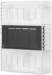 Flippy Aplica solara LED pentru Gradina, Flippy, Set 4 Bucati, ABS Policarbonat, Rezistenta la apa IP65, pentru perete, 1.2V, 600mah, 10x2.5x7 cm, Lumina Alb calda, Transparenta (teo-124703)
