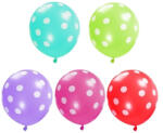 Flippy Set 10 Baloane din Latex, Flippy, Model Party Buline, 2x Albastru, 2x Verde, 2x Mov, 2x Roz, 2x Rosu, 23 cm, 1.4g (teo-126909)