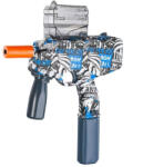 Flippy Mitraliera de jucarie electrica Flippy cu bile de hidrogen de gel, gun bluster, tragere in rafala, varsta peste 6 ani, ochelari de protectie, 5000 de bile incluse, cablu de incarcare, 40.1 x 31.6 cm, 