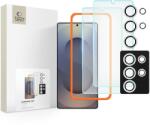Tokgalaxis Üvegfólia Samsung Galaxy S25 Ultra kompatibilis - TECH-PROTECT Supreme - 2 db üvegfólia + 1db fekete keretes kamera védőkeret (TG-FD5906302322343)