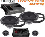 Hertz Legend 1650 csomag ML Power 4, 4/3/2 csatornás erősítő + Mille Legend MLK 1650.3 hangszórókészlet (hml1650cs)