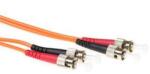 ACT 244728 LSZH Multimode 50/125 OM2 fiber cable duplex with ST connectors 50m Orange, Hálózati kábelek