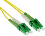 ACT 244289 LSZH Singlemode 9/125 OS2 fiber cable duplex with LC/APC8 connectors 2m Yellow, Hálózati kábelek (RL2602)