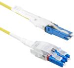 ACT 243400 Singlemode 9/125 OS2 Polarity Twist uniboot duplex fiber patch cable with CS - LC connectors 0, 5m Yellow, Hálózati kábelek (RL1100)