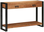 vidaXL Konzolasztal 120x33x75 cm Tömör akácfából (VD4102734)