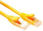 ACT 249612 CAT5e U-UTP Patch Cable 10m Yellow, Hálózati kábelek