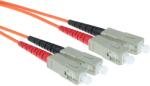 ACT 244119 LSZH Multimode 62.5/125 OM1 fiber cable duplex with SC connectors 15m Orange, Hálózati kábelek (RL3015)