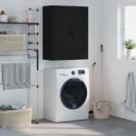 vidaXL fekete fali szekrény 69, 5 x 34 x 90 cm (VD828437)