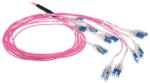 ACT 244502 Multimode 50/125 OM4 Preterm fiber cable 24F LC Polarity Twist 80m Pink, Hálózati kábelek (DC5513)