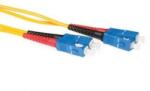 ACT 244485 LSZH Singlemode 9/125 OS2 fiber cable duplex with SC connectors 7m Yellow, Hálózati kábelek (RL3907)