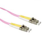 ACT 275935 LSZH Multimode 50/125 OM4 fiber patch cable duplex with LC connectors 35m Pink, Hálózati kábelek (RL9735)