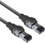 ACT 244920 CAT6A S-FTP Patch Cable 2m Black, Hálózati kábelek (FB4902)