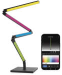 EMOS GoSmart LED állólámpa, hangulatfény, állítható, RGBIC, Wi-Fi (175 cm), fekete (ZCW34BR)